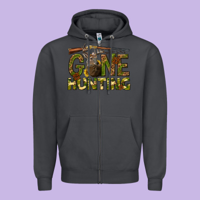 Zipper Hoodie gone hunting western