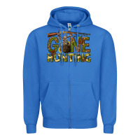True Royal gone hunting western Zipper Hoodie - texasbilliewilder
