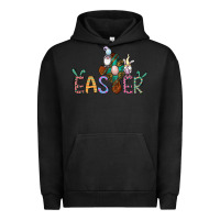 Pigment Black cross rabbit easter gnomes Urban Hoodie - Jasminsmagicworld