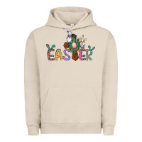 Pigment French Oak cross rabbit easter gnomes Urban Hoodie - Jasminsmagicworld