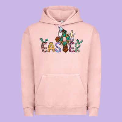 Cross Rabbit Easter Gnomes Urban Hoodie Designed By Jasminsmagicworld