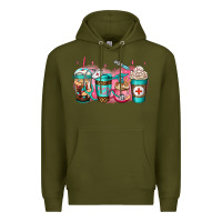 Army Green nurse fuel coffee Premium Hoodie - Jasminsmagicworld