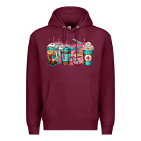 Burgundy nurse fuel coffee Premium Hoodie - Jasminsmagicworld