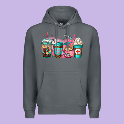 Nurse Fuel Coffee Premium Hoodie Designed By Jasminsmagicworld