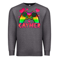 Charcoal Heather gaymer Premium Sweatshirt - HRA Design Shop
