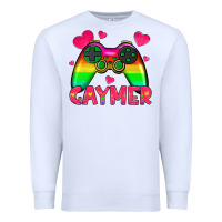 White gaymer Premium Sweatshirt - HRA Design Shop