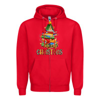 Red book christmas tree merry christmas Zipper Hoodie - Zillion Design Studio