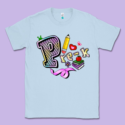 Pre -k Classic Tee Designed By Ranaportraitstore