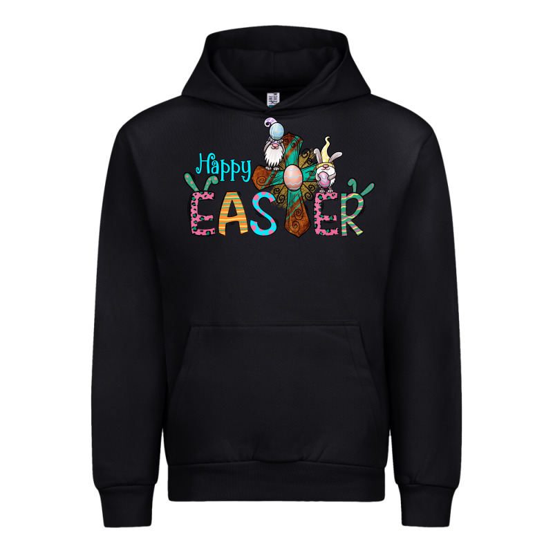 Cross Rabbit Gnomes Happy Easter Urban Hoodie by Jasminsmagicworld | Teevron