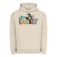Pigment French Oak cross rabbit gnomes happy easter Urban Hoodie - Jasminsmagicworld