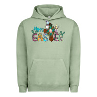 Pigment Oil Green cross rabbit gnomes happy easter Urban Hoodie - Jasminsmagicworld