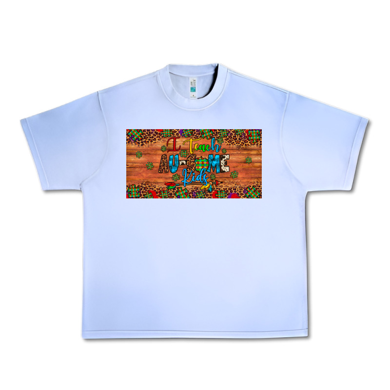 I Teach Au Some Kids License Plate Urban Heavy Tee by Artiststas | Teevron
