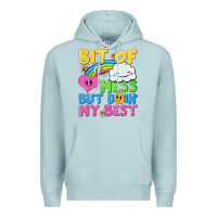 Blue Mist bit of a mess but doin my best Premium Hoodie - NancyCooperArtShop