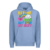 Colony Blue bit of a mess but doin my best Premium Hoodie - NancyCooperArtShop