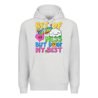 Dove Grey bit of a mess but doin my best Premium Hoodie - NancyCooperArtShop