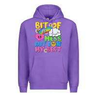 Purple bit of a mess but doin my best Premium Hoodie - NancyCooperArtShop