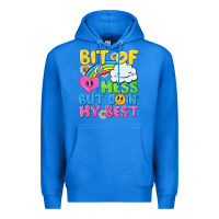 True Royal bit of a mess but doin my best Premium Hoodie - NancyCooperArtShop