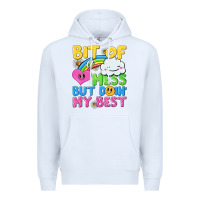 White bit of a mess but doin my best Premium Hoodie - NancyCooperArtShop