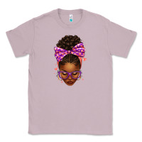 Lilac sorority colors purple carol afro messy bun woman Classic Tee - texasbilliewilder