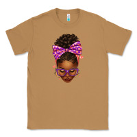 Toasted Coconut sorority colors purple carol afro messy bun woman Classic Tee - texasbilliewilder