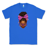 True Royal sorority colors purple carol afro messy bun woman Classic Tee - texasbilliewilder