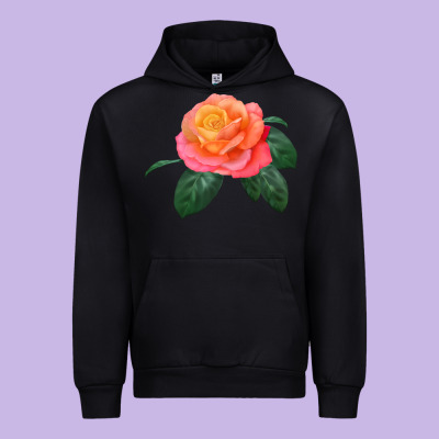Chicago Peace Rose Urban Hoodie Designed By Lillyallendesigns