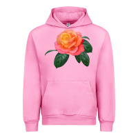 Fuchsia Pink chicago peace rose Urban Hoodie - LillyAllenDesigns
