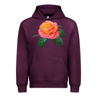 Mauve Wine chicago peace rose Urban Hoodie - LillyAllenDesigns