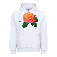 White chicago peace rose Urban Hoodie - LillyAllenDesigns