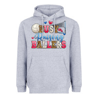 Heather Grey busy raising ballers volleyball Heavyweight Hoodie - Zillion Design Studio
