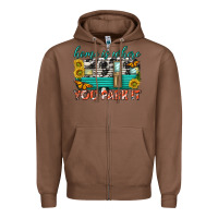 Chestnut home is where  you park it Zipper Hoodie - texasbilliewilder