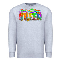 Heather Grey queer Premium Sweatshirt - HRA Design Shop