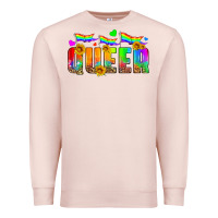 Pale Pink queer Premium Sweatshirt - HRA Design Shop