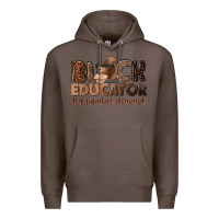 Coffee black educator by popular demand Premium Hoodie - NancyCooperArtShop