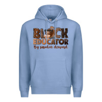 Colony Blue black educator by popular demand Premium Hoodie - NancyCooperArtShop