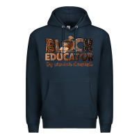 Navy black educator by popular demand Premium Hoodie - NancyCooperArtShop