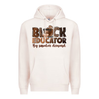 Pale Pink black educator by popular demand Premium Hoodie - NancyCooperArtShop