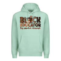 Seafoam black educator by popular demand Premium Hoodie - NancyCooperArtShop