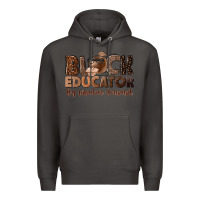 Smoke black educator by popular demand Premium Hoodie - NancyCooperArtShop