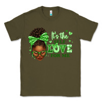 Army Green sorority colors green its the self love for me afr Classic Tee - texasbilliewilder