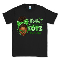 Black sorority colors green its the self love for me afr Classic Tee - texasbilliewilder