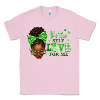 Bubblegum Pink sorority colors green its the self love for me afr Classic Tee - texasbilliewilder