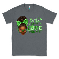 Charcoal Heather sorority colors green its the self love for me afr Classic Tee - texasbilliewilder