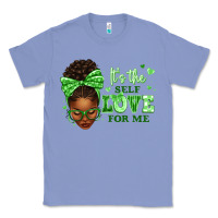 Colony Blue sorority colors green its the self love for me afr Classic Tee - texasbilliewilder