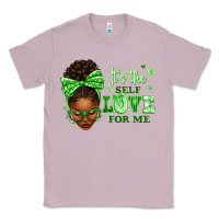 Lilac sorority colors green its the self love for me afr Classic Tee - texasbilliewilder