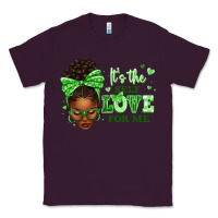Plum sorority colors green its the self love for me afr Classic Tee - texasbilliewilder
