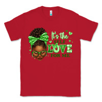 Red sorority colors green its the self love for me afr Classic Tee - texasbilliewilder