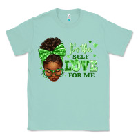 Seafoam sorority colors green its the self love for me afr Classic Tee - texasbilliewilder