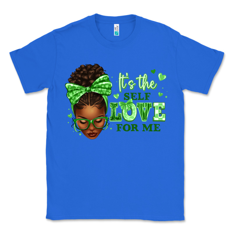 Sorority Colors Green Its The Self Love For Me Afr Classic Tee by texasbilliewilder | Teevron