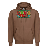 Chestnut Western Christmas Mama Claus Zipper Hoodie - RanaPortraitStore